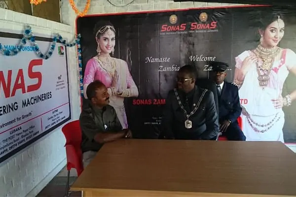 SONAS KITWE OUTLET INAUGERATED BY KITWE MAYOR CHRISTOPHER KANG’OMBE